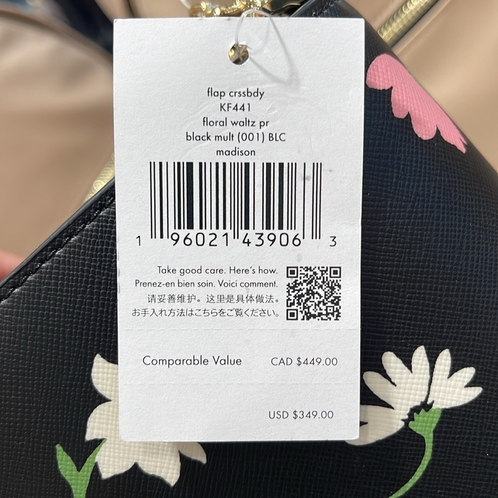 Kate Spade Madison Floral Waltz Flap Convertible Crossbody
Black Multi
NWT - Picture 10 of 16
